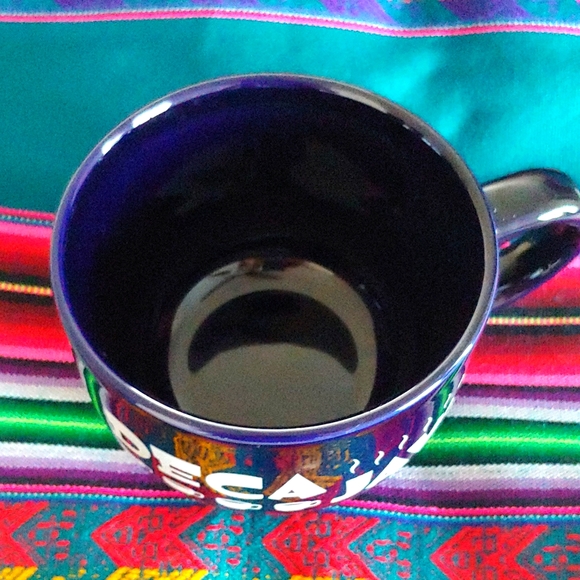 12 oz Coffee Mug, Deca Java, Navy - Picture 3 of 5